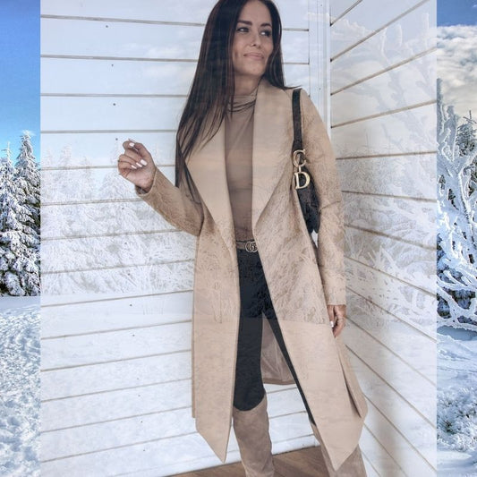 LM | Long cotton jacket without buttons