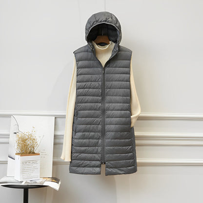 LM | Sleeveless long jacket