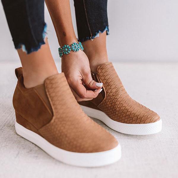 LM | Casual and breathable orthopedic wedge