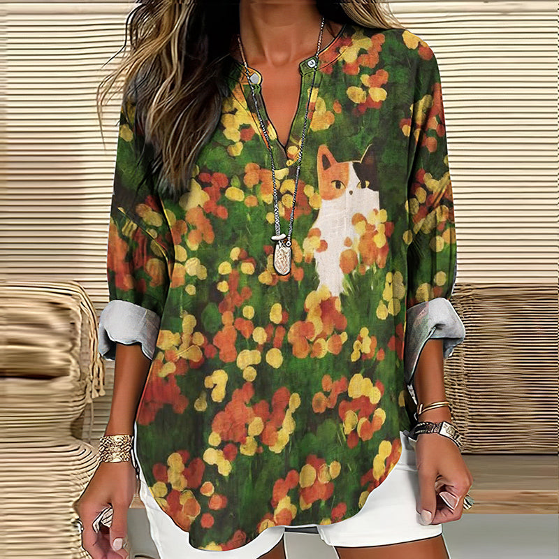 Timeless Vintage Style Blouse