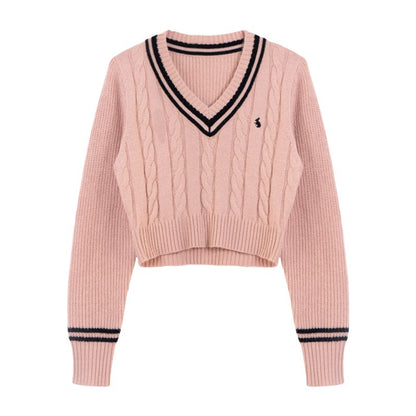 LM | Korean fashion knitted sweater