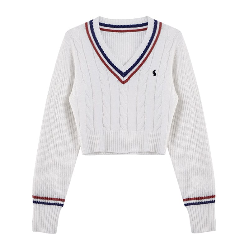 LM | Korean fashion knitted sweater