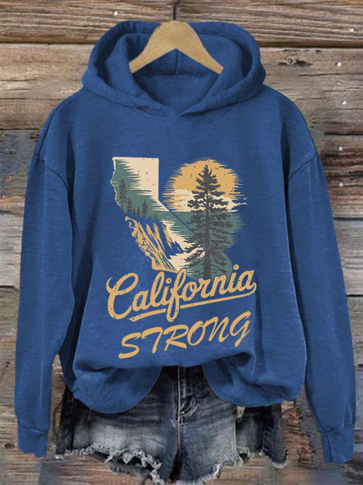 Comstylish Women's California Strong Casual Hoodie