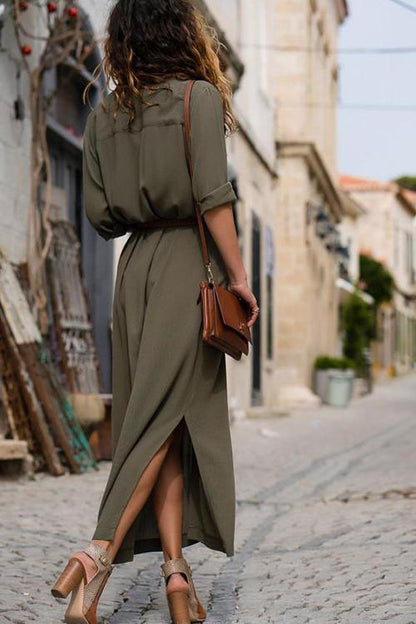 LM | Fall novelty long-sleeved dress