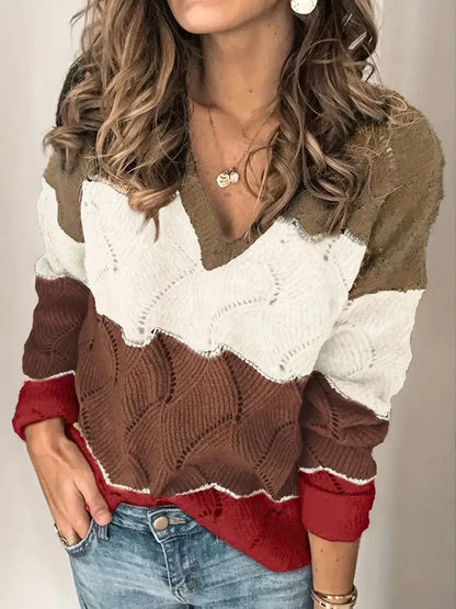 LM | Sweater with V-neck