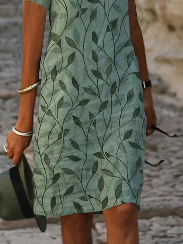 LM | Printed midi dress