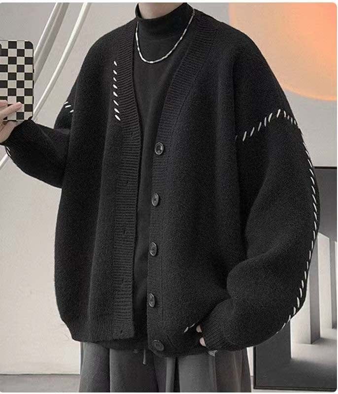 LM | Vintage V-neck cardigan sweater