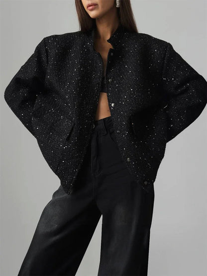 LM | Shimmering jacket for women