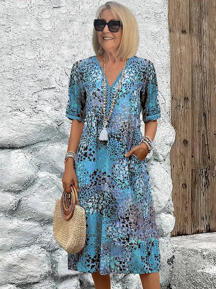 LM | Flattering midi dress for effortless island elegance