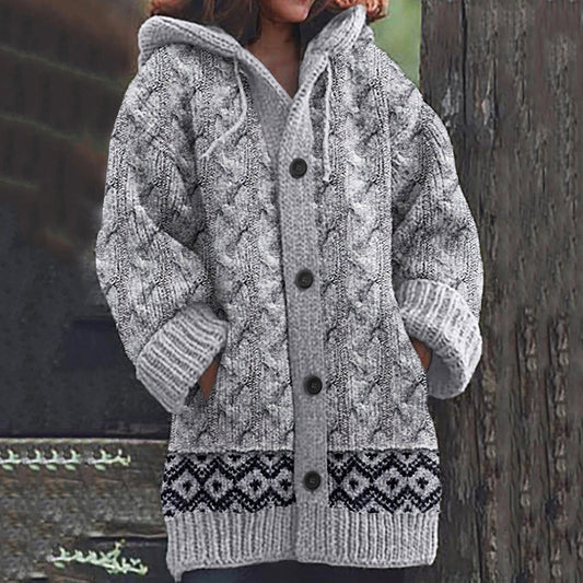 Vintage Fairman Island Knit Jacquard Cardigan Sweater elevenforest