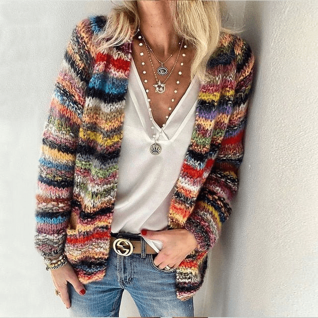 LM | multicolored vest