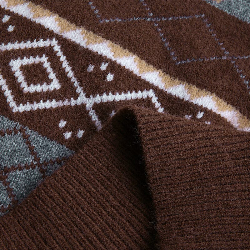 LM | Retro casual knitted sweater 2024