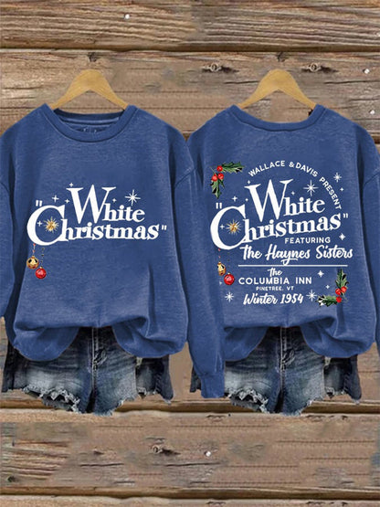 Comstylish Women's Christmas Print Casual Sweatshirt