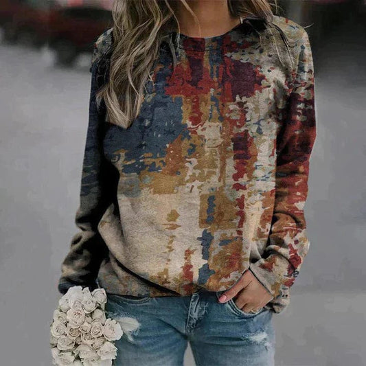 LM | Sweater with abstract print