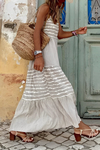 LM | Lavigne - Beige maxi dress