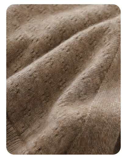 LM | Cross V-neck cashmere sweater