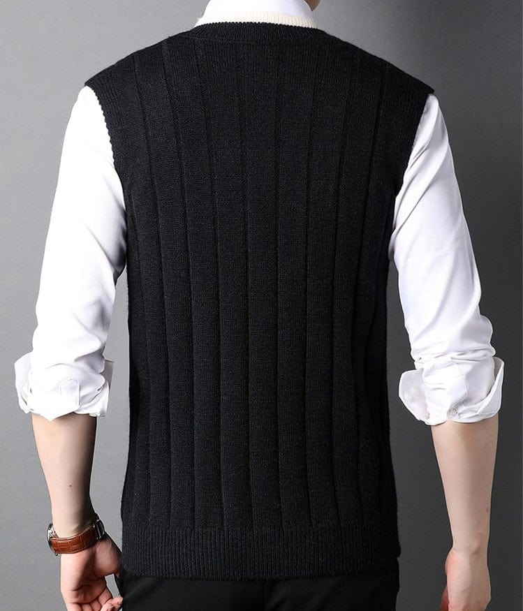 LM | Men's Knitted Striped Sweater