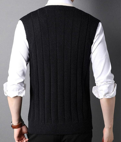 LM | Men's Knitted Striped Sweater