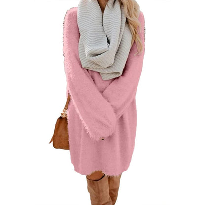 LM | Knitted mini dress with sweater style