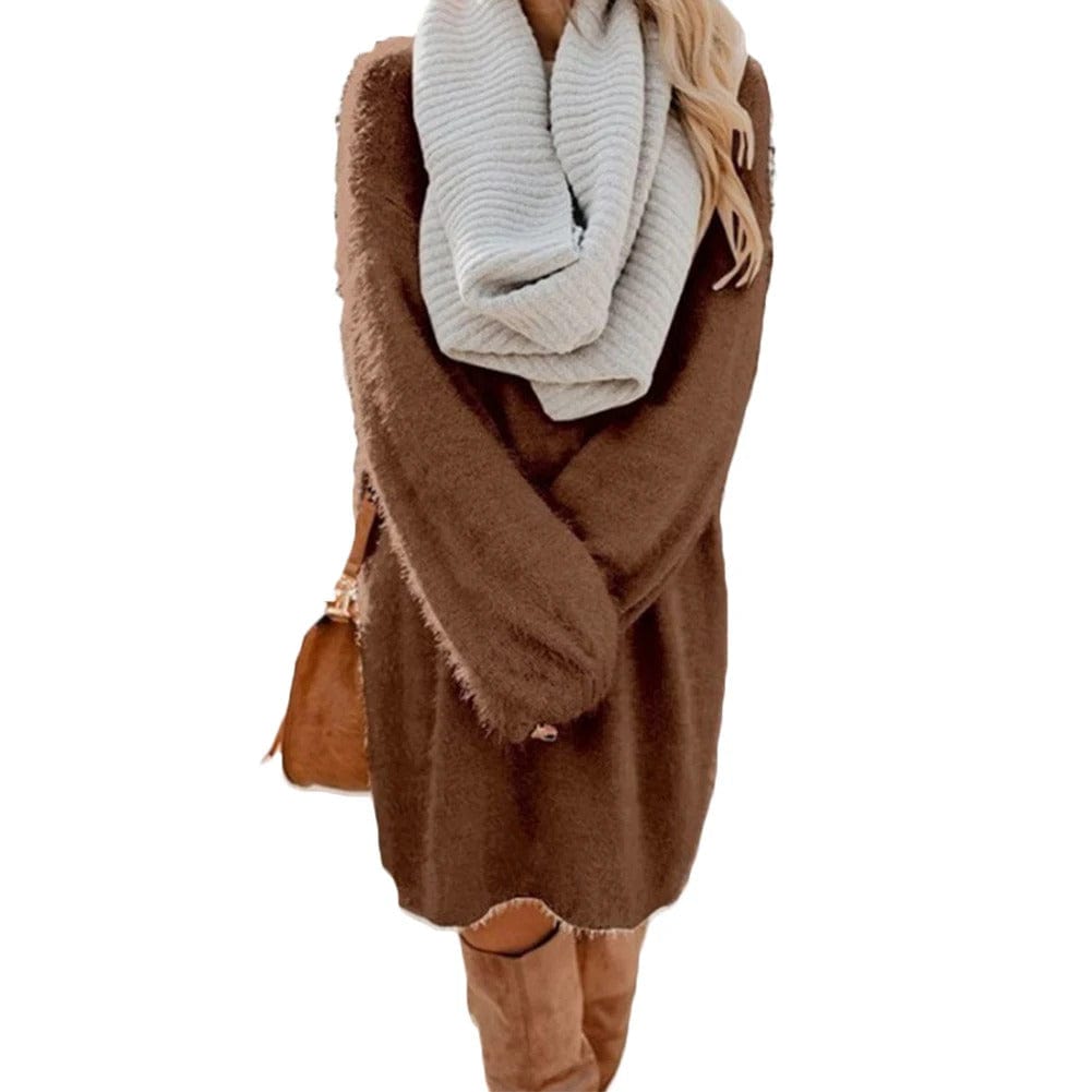 LM | Knitted mini dress with sweater style