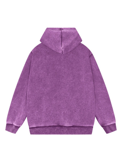 LM | Denim pullover hoodie