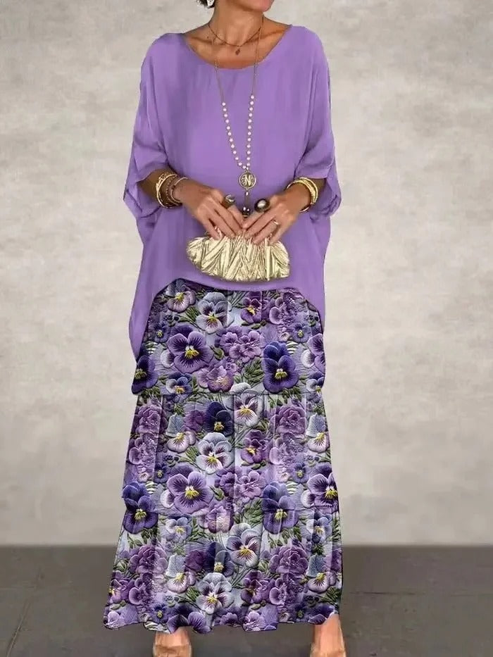 LM | Loose layered maxi dress