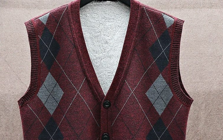 LM | Casual sleeveless sweater with V-neckline