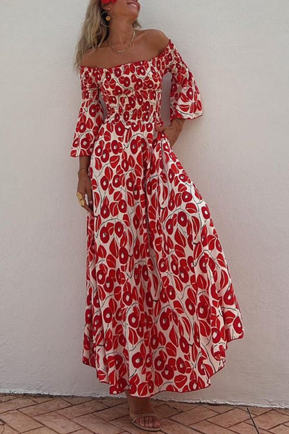 LM | Maxi dress with floral pattern
