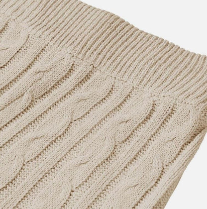 LM | MW -Women's 2-piece long knit suit with thick sweater
