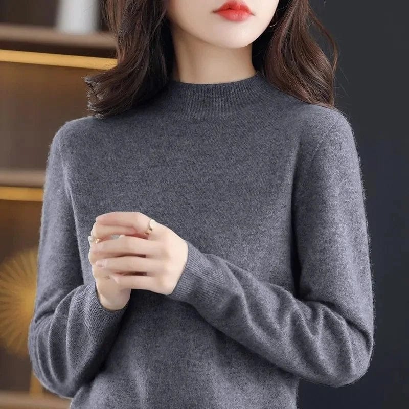 LM | Soft knitted sweater with turtleneck