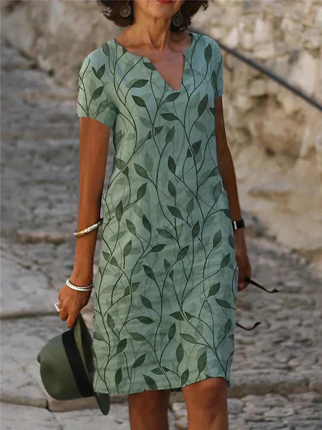 LM | Printed midi dress